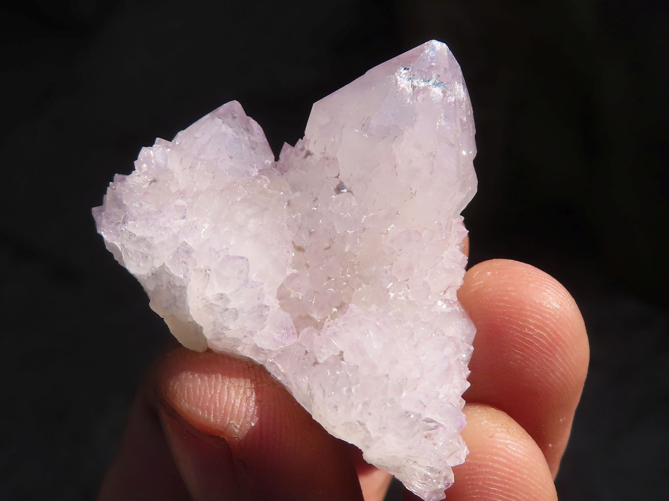 Natural Pale Lilac Spirit Amethyst Quartz Crystals x 20 From Boekenhouthoek, South Africa - Toprock Gemstones and Minerals 