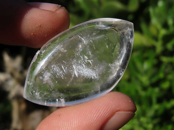 Polished Clear Quartz Water Droplet Pendant Pieces x 24 From Madagascar - TopRock