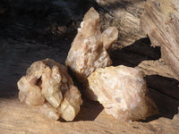 Natural Smokey Quartz Clusters  x 3 From Luena, Congo - Toprock Gemstones and Minerals 