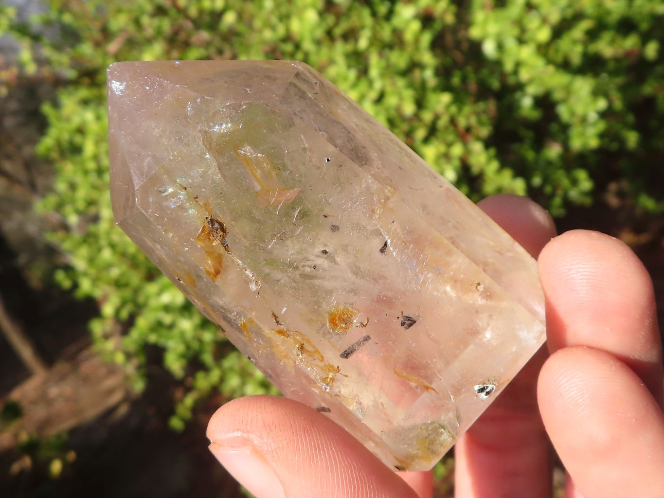 Polished Clear & Smokey Quartz Points  x 6 From Madagascar - Toprock Gemstones and Minerals 