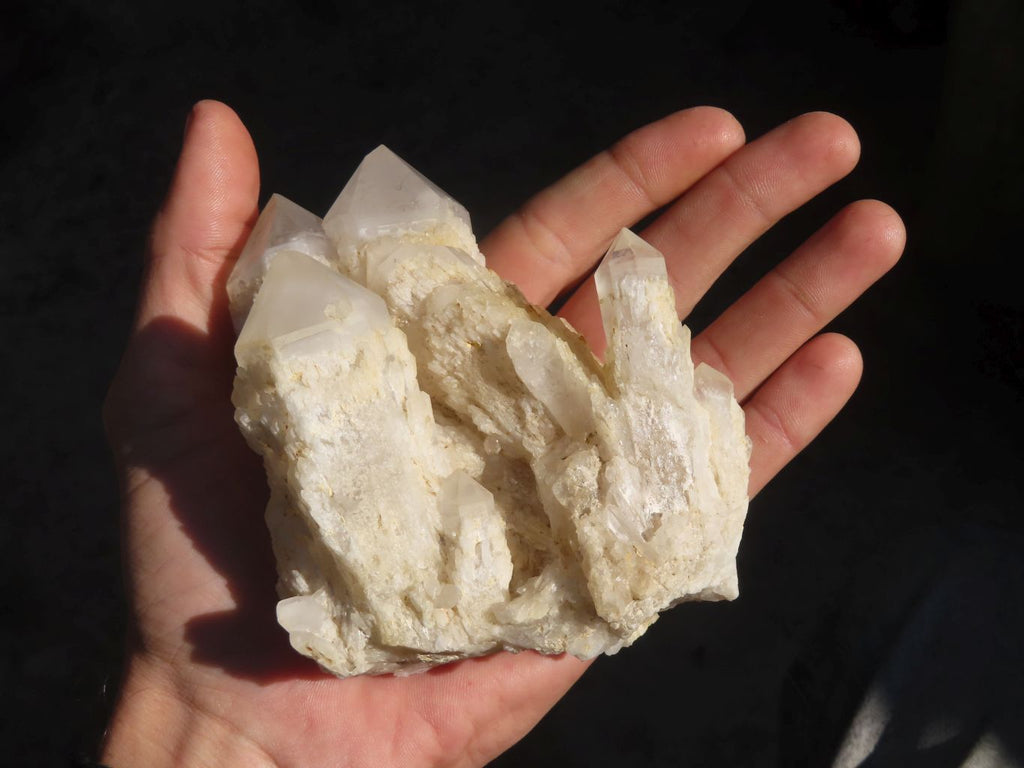 Natural Pineapple Quartz Clusters  x 4 From Madagascar - Toprock Gemstones and Minerals 