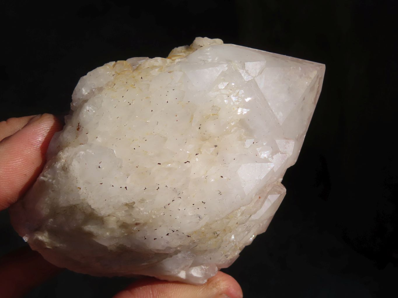 Natural Pineapple Quartz Clusters  x 4 From Madagascar - Toprock Gemstones and Minerals 