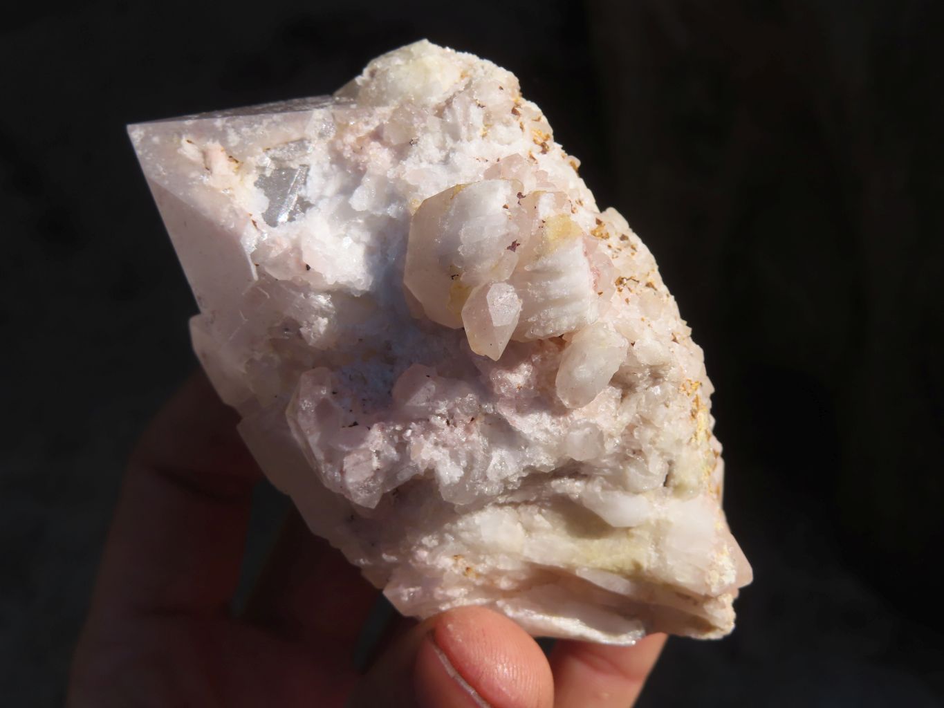 Natural Pineapple Quartz Clusters  x 4 From Madagascar - Toprock Gemstones and Minerals 
