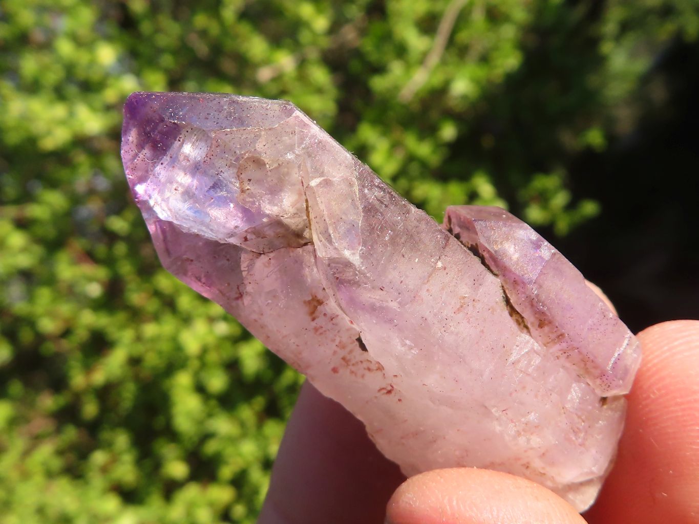 Natural Smokey / Window Amethyst Crystals  x 12 From Chiredzi, Zimbabwe - Toprock Gemstones and Minerals 