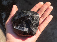 Natural Schorl Black Tourmaline Specimens x 2 From Erongo, Namibia