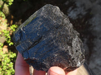 Natural Schorl Black Tourmaline Specimens x 2 From Erongo, Namibia