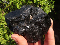 Natural Schorl Black Tourmaline Specimens x 2 From Erongo, Namibia