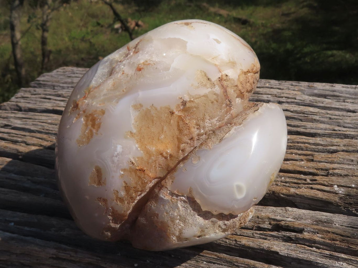 Polished Amethyst Agate Geode With A Crystalline Centre  x 1 From Madagascar - TopRock