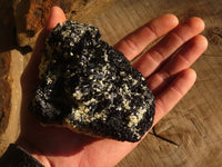 Natural Schorl Black Tourmaline Specimens x 3 From Erongo, Namibia