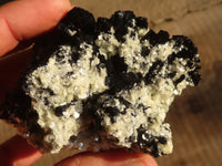 Natural Schorl Black Tourmaline Specimens x 3 From Erongo, Namibia