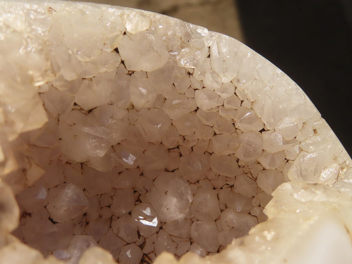 Polished Amethyst Agate Geodes x 4 From Madagascar - Toprock Gemstones and Minerals 