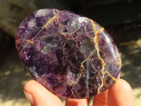 Polished Watermelon Fluorite Free Forms  x 12 From Uis, Namibia - Toprock Gemstones and Minerals 