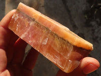 Natural New Sunset Orange Calcite Specimens x 12 From Spitzkop, Namibia - Toprock Gemstones and Minerals 
