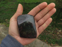 Polished Fluorescent Ruby Corundum In Chrome Verdite Free Forms x 5 From Zimbabwe - TopRock
