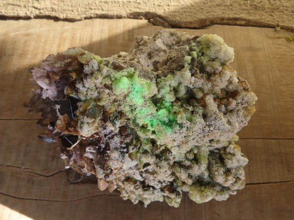 Natural Fluorescent Hyalite Opal Specimen  x 1 From Erongo, Namibia