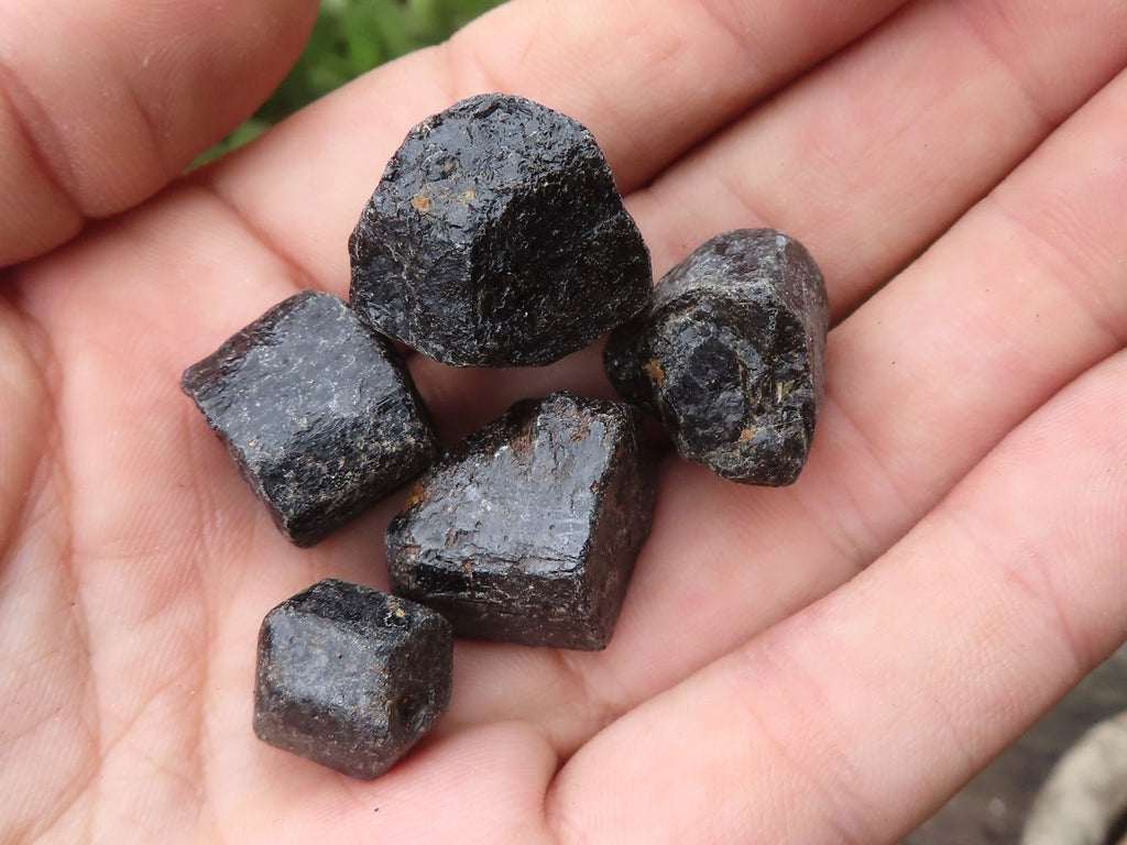 Natural Rough Alluvial Schorl Black Tourmaline Crystals  x 2 Kg Lot From Zambia - TopRock