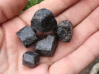 Natural Rough Alluvial Schorl Black Tourmaline Crystals  x 2 Kg Lot From Zambia - TopRock
