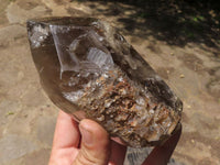 Polished Smokey Quartz Crystals  x 2 From Madagascar - TopRock