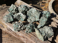Natural Rare Emerald Mica In Matrix Cobbed Specimens x 10 From Mutoko, Zimbabwe - Toprock Gemstones and Minerals 