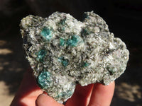 Natural Rare Emerald Mica In Matrix Cobbed Specimens x 10 From Mutoko, Zimbabwe - Toprock Gemstones and Minerals 