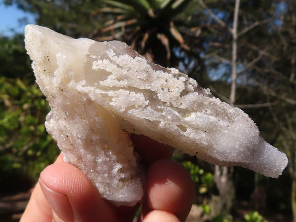Natural Drusy Quartz Coated Calcite Crystals  x 12 From Alberts Mountain, Lesotho - Toprock Gemstones and Minerals 
