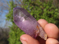 Natural Window Amethyst Crystals  x 23 From Chiredzi, Zimbabwe