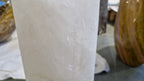 (+12 WEEKS!) Polished XL Snow Quartz Standing Display Tower x 1 From Madagascar