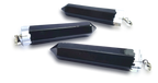 Polished Black Tourmaline Piezoelectric Pendants - sold per piece - From Bulwer, South Africa - Toprock Gemstones and Minerals 