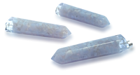 Polished Blue Lace Agate Piezoelectric Pendants - sold per piece - From Bulwer, South Africa