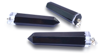Polished Shungite Piezoelectric Pendants - sold per piece - From Bulwer, South Africa