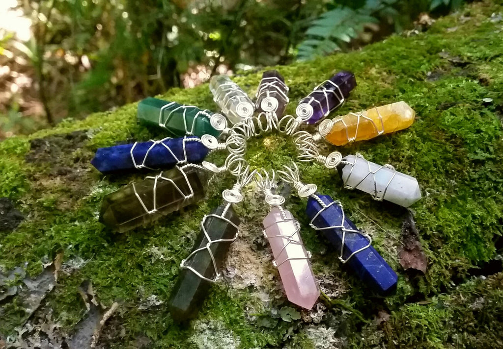 Natural Ammonite Fossil with Silver Wire Wrap - Sold per Piece - South Africa - Toprock Gemstones and Minerals 