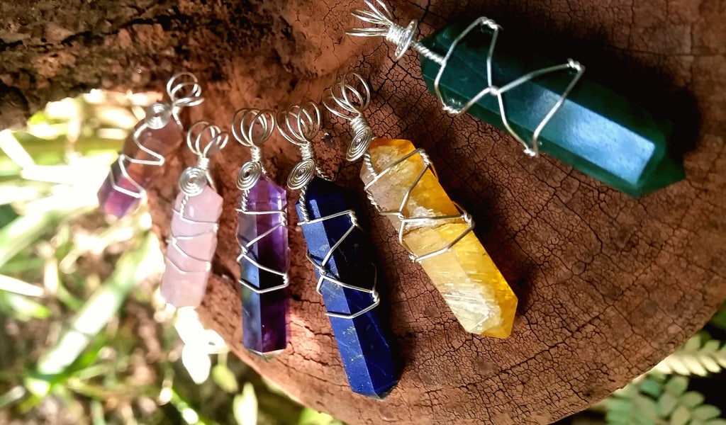 Natural Ammonite Fossil with Silver Wire Wrap - Sold per Piece - South Africa - Toprock Gemstones and Minerals 