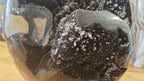 (+12 WEEKS!) Polished and Natural Septerye Sauvage Dragons Egg Geode x 1 From Mahajanga, Madagascar