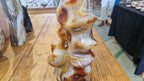 (+12 WEEKS!) Polished XL Carnelian Agate Gemstone Flame Sculpture x 1 From Marovoay, Madagascar