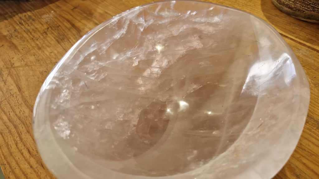 (+12 WEEKS!) Polished Large Gemmy Rose Quartz Bowl x 1 From Ambatondrazaka, Madagascar