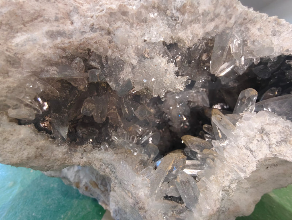(+12 WEEKS!) Natural XXL Acicular Celestite Geode Specimen x 1 From Sakoane, Madagascar