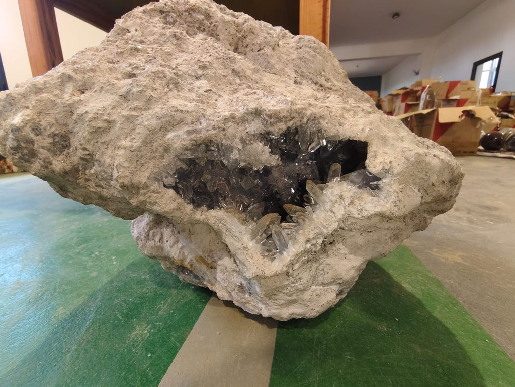 (+12 WEEKS!) Natural XXL Acicular Celestite Geode Specimen x 1 From Sakoane, Madagascar