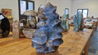(+12 WEEKS!) Polished XL Agate Flame Carving x 1 From Maintirano, Madagascar
