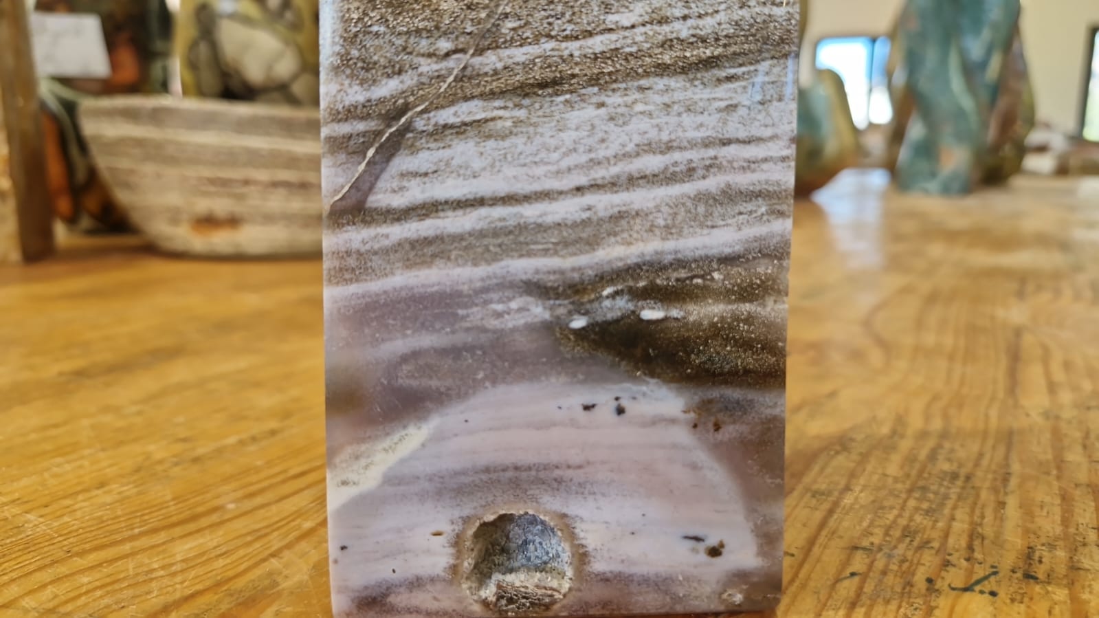 (+12 WEEKS!) Polished Large Rare Ocean Jasper Standing Display Crystal x 1 From Boeny, Madagascar