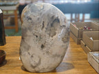 (+12 WEEKS!) Polished and Natural XL Rare Ocean Jasper Standing Display Free Form x 1 From Boeny, Madagascar