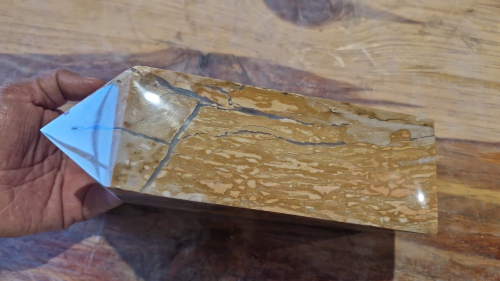 (+12 WEEKS!) Polished Large New Ibis Jasper Standing Display Crystal x 1 From Morondava, Madagascar
