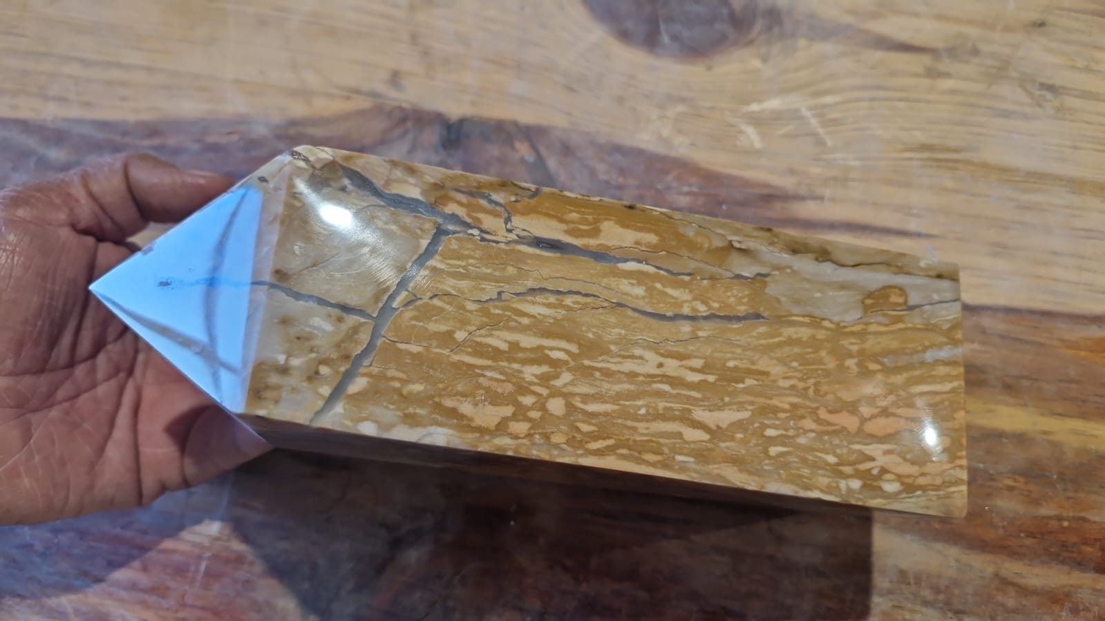 (+12 WEEKS!) Polished Large New Ibis Jasper Standing Display Crystal x 1 From Morondava, Madagascar