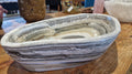 (+12 WEEKS!) Polished XL Rare Ocean Jasper Bowl x 1 From Boeny, Madagascar