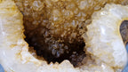 (+12 WEEKS!) Polished and Natural XXXL Agate Geode with Crystalline Vug x 1 From Nosy Varika, Madagascar