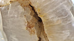 (+12 WEEKS!) Polished and Natural XXXL Agate Crystalline Vug Geode Showpiece x 1 From Maintirano, Madagascar