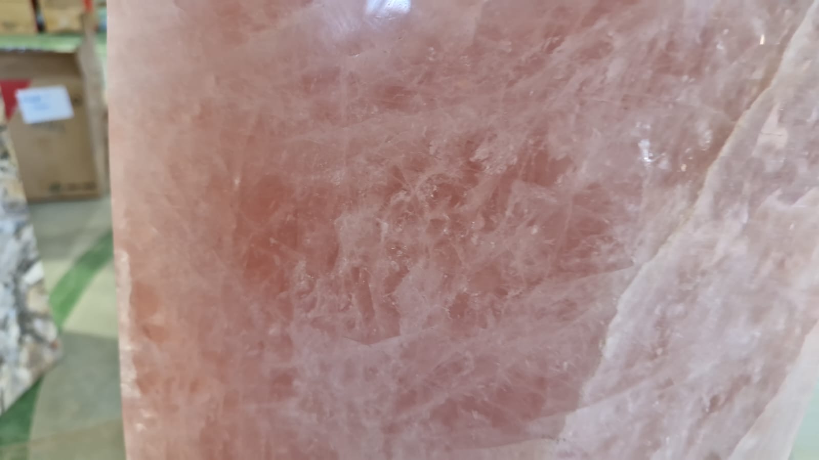 (+12 WEEKS!) Polished XXXL Gemmy Rose Quartz Standing Showpiece x 1 From Ambatondrazaka, Madagascar
