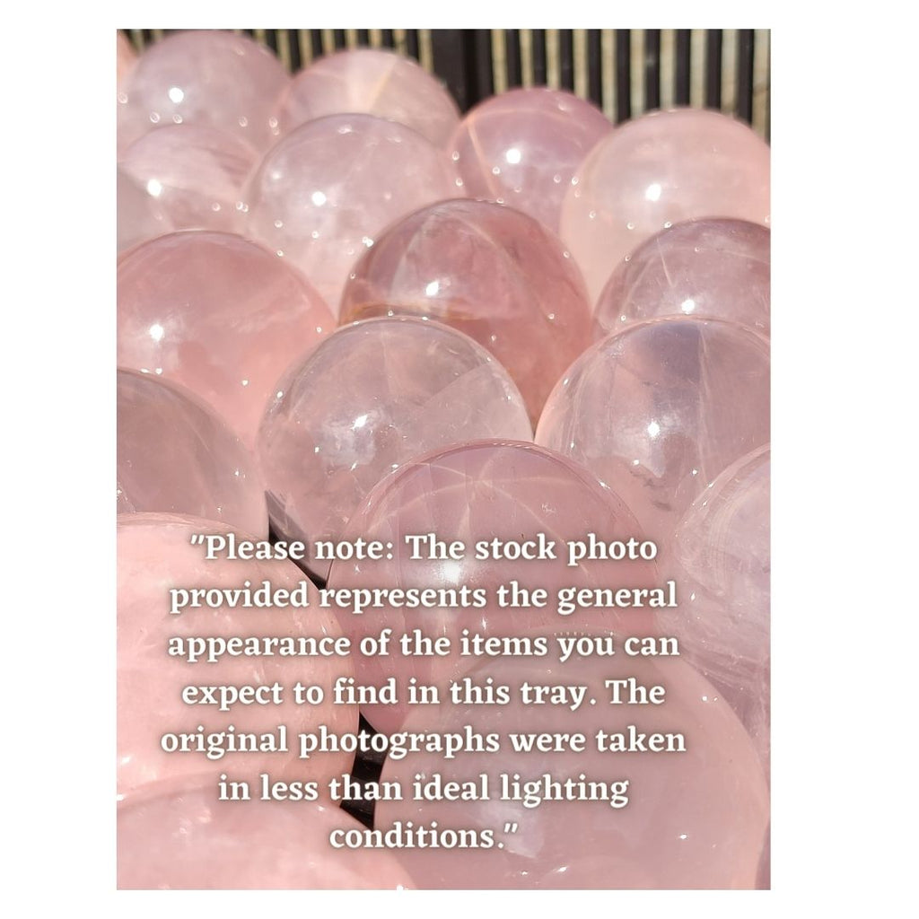 Polished Star Rose Quartz Spheres  x 3 From Madagascar - Toprock Gemstones and Minerals 