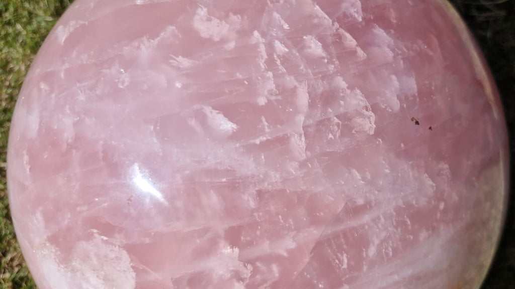 (+12 WEEKS!) Polished XXL Gemmy Rose Quartz Ball x 1 From Ambatondrazaka, Madagascar