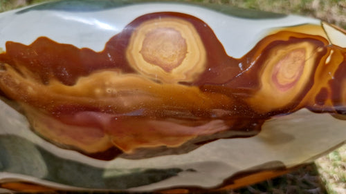 (+12 WEEKS!) Polished XL Polychrome Jasper Standing Display Piece x 1 From NW Coast, Madagascar