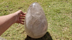 (+12 WEEKS!) Polished XXL Smokey Quartz Crystal Egg x 1 From Madagascar
